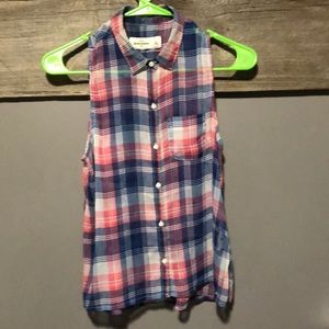 Abercrombie & Fitch plaid muscle shirt